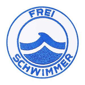 Schwimmabzeichen Patch es Aufnäher FREI Schwimmer