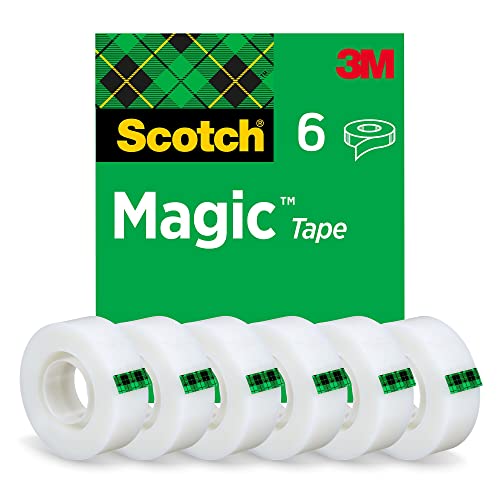 Die beste scotch tape 3m scotch magic unsichtbares klebeband 6 rollen Bestsleller kaufen