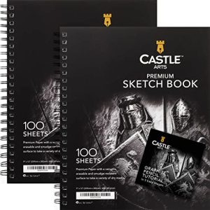 Skizzenbuch Castle Art Supplies Premium-Skizzenbücher 9in x 12in