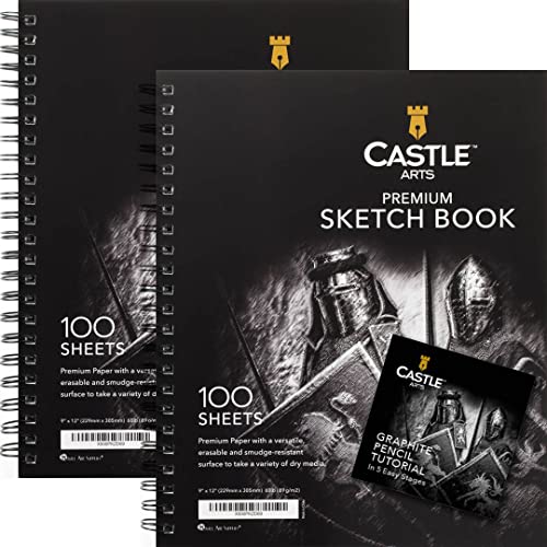 Die beste skizzenbuch castle art supplies premium skizzenbuecher 9in x 12in Bestsleller kaufen
