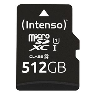 Speicherkarte 512 GB Intenso Premium microSDXC 512GB Class 10