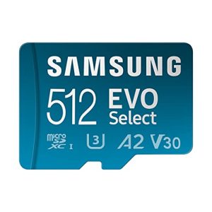 Speicherkarte 512 GB Samsung EVO Select microSD-Karte