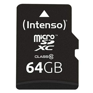 Speicherkarte mit 64 GB Intenso microSDXC 64GB Class 10