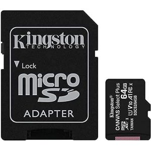 Speicherkarte mit 64 GB Kingston Canvas Select Plus microSD