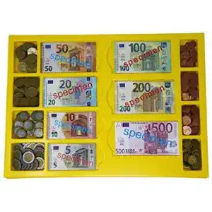 Spielgeld WISSNER ® 80641 aktiv lernen – Euro, 290 Teile