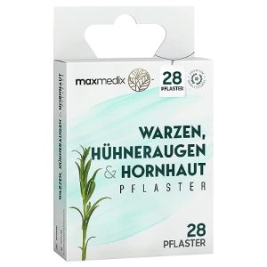 Stielwarzen-Entferner maxmedix Warzenpflaster mit 28 veganen