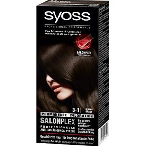 Syoss-Haarfarbe Syoss Haarfarbe, 3-1 Dunkelbraun, 3er Pack