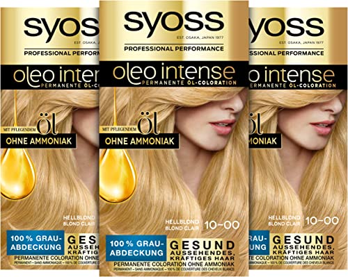 Die beste syoss haarfarbe syoss oleo intense oel coloration 10 00 hellblond Bestsleller kaufen