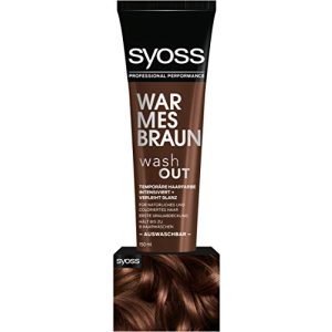 Syoss-Haarfarbe Syoss Wash Out Temporäre, Warmes Braun