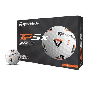 Taylormade-Golfbälle TaylorMade 2021 TP5x Pix 2.0 Golfbälle Weiß