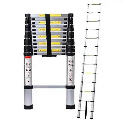 Teleskopleiter 5m AUTOFU 5m Teleskopleiter aus Aluminium