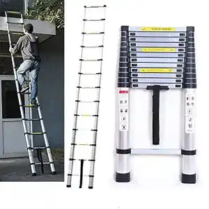 Teleskopleiter 5m Feidak Teleskopleiter Aluleiter Klappleiter