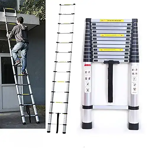 Teleskopleiter 5m Feidak Teleskopleiter Aluleiter Klappleiter