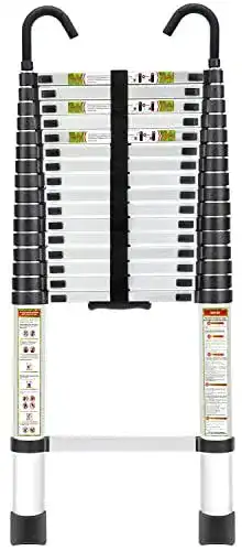 Teleskopleiter 5m RIKADE 5,0M Ausziehbare Leiter, Aluminium