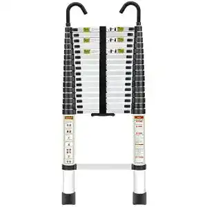 Teleskopleiter 5m RIKADE 5,0M Ausziehbare Leiter, Aluminium