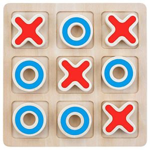 Tic-Tac-Toe-Spiel Engelhart – Holzlernspiel Tic-Tac-Toe – 610030