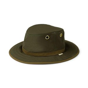 Tilley-Hut Tilley Outback Hat, 60cm, Green/British tan