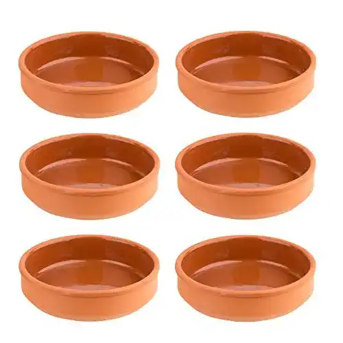 Tonschale BigDean 6er Set Tapas-Schalen – 15,5 x 4 cm Feuerfeste