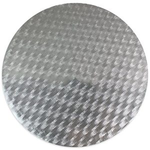 Tortenplatte PME Runde 10 cm, Kunststoff, Silber, 10 x 0.4 x 10 cm