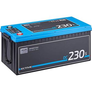 Versorgungsbatterie ECTIVE AGM Batterie DC230S – 12V, 230Ah