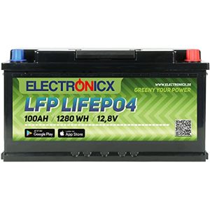 Versorgungsbatterie Electronicx LiFePO4 Batterie 100Ah 12V