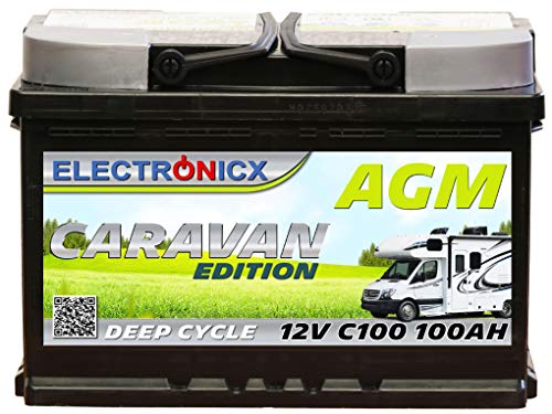 Die beste versorgungsbatterie electronicx wohnwagen agm batterie 100ah Bestsleller kaufen