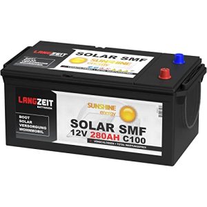 Versorgungsbatterie LANGZEIT Batterien Solarbatterie 280Ah 12V
