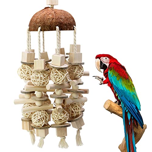 Die beste vogelspielzeug mqupin grosse vogel papagei kauen spielzeug Bestsleller kaufen