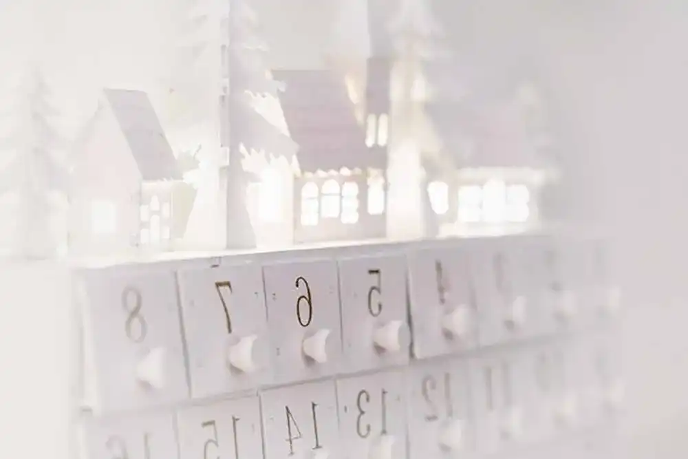 Adventskalender aus Holz Adventskalender aus Holz