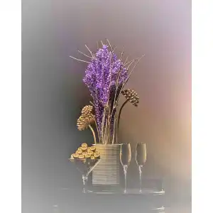 Getrocknete Lavendelblüten