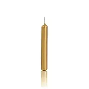 Baumkerze Wiedemann 580802.026 lackiert, Wachs, Gold