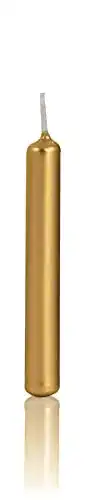 Baumkerze Wiedemann 580802.026 lackiert, Wachs, Gold