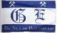 Schalke-Fahne Flaggenfritze Fanflagge Gelsenkirchen 90 x 150 cm