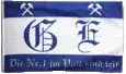 Schalke-Fahne Flaggenfritze Fanflagge Gelsenkirchen 90 x 150 cm
