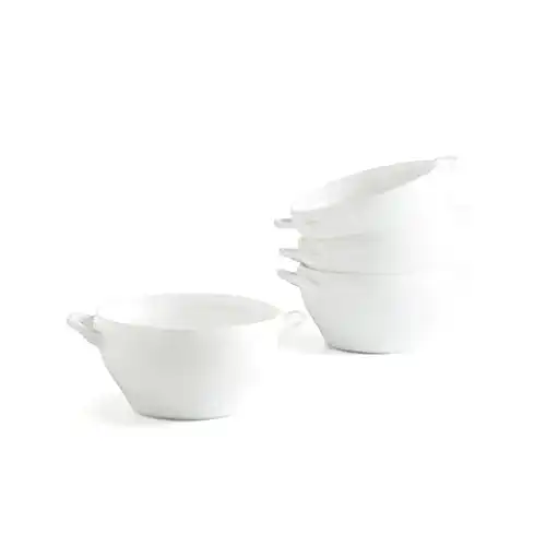 Suppentasse Luminarc Soup Party 3 + 1 gratis Opal Schale, weiß