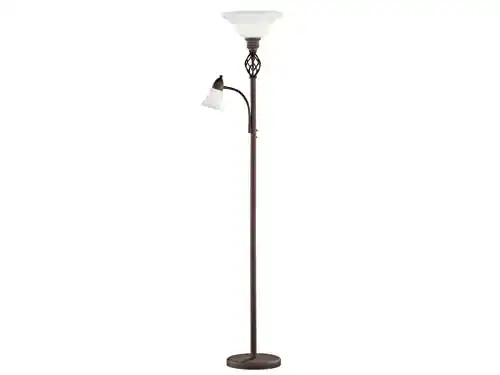 Stehlampe vintage Trio Leuchten LED Stehleuchte Rustica