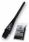 Dart-Spitzen Empire Dart E-Point Spitzen 2BA Schwarz (100 Stück)