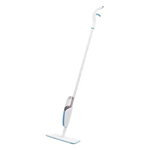 Sprühwischer Amazon Basics Sprühmopp, blau und weiß