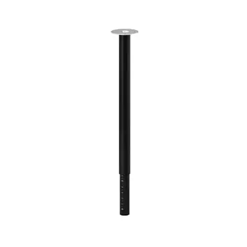 Tischbeine Ikea Tischbein OLOV Bein aus Stahl schwarz lackiert