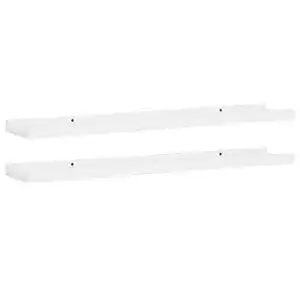 Bilderleiste vidaXL 2X Fotoleiste Bilderregal Galerieboard Wandregal