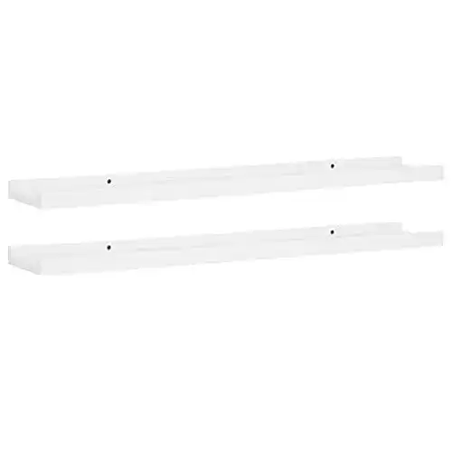 Bilderleiste vidaXL 2X Fotoleiste Bilderregal Galerieboard Wandregal