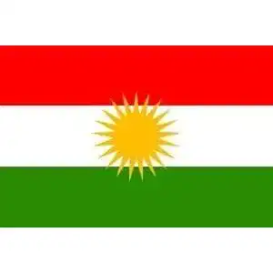 Kurdistan-Flagge Yantec Kurdistan Flagge 90 * 150 cm