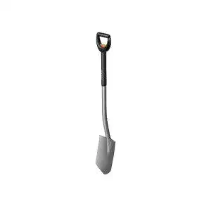 Spaten Fiskars Teleskop- für weiche, steinarme Böden, Spitz