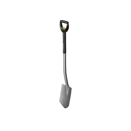 Spaten Fiskars Teleskop- für weiche, steinarme Böden, Spitz