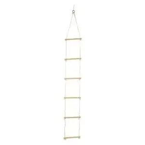 Strickleiter small foot mit sechs Holzsprossen, 2 m