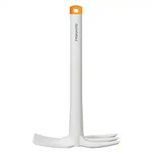 Gartenhacke Fiskars Kombihacke, Länge: 32,2 cm, Weiß/Orange