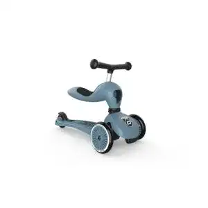 Laufdreirad Scoot & Ride 3418 Highwaykick 1 – Steel – Scooter mit sitz