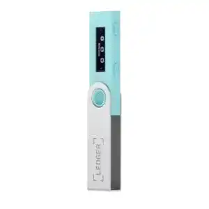 Hardware-Wallet Ledger Nano S Crypto Lagunenblau