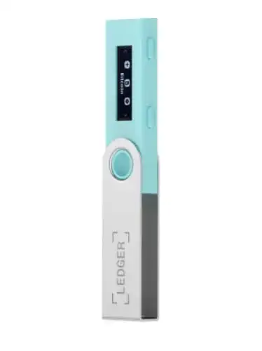 Hardware-Wallet Ledger Nano S Crypto Lagunenblau