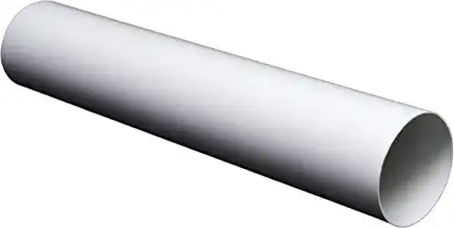 PVC-Rohr MM-T Lüftungsrohr Rundrohr aus ABS-Kunststoff